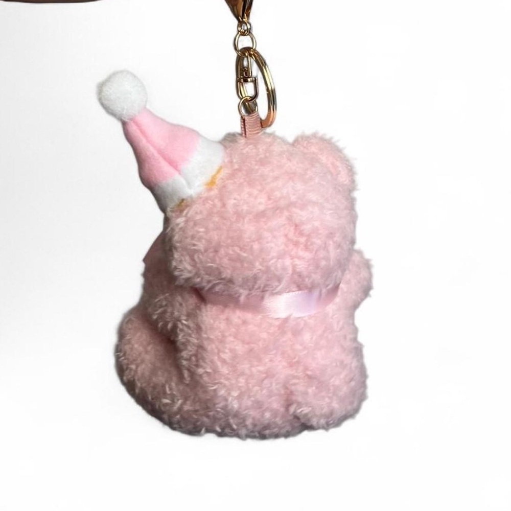 Teddy Bear Christmas Keychain/ Purse Charm - Picture 3 of 10